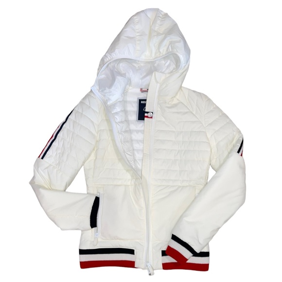 Rossignol Woman’s White Cyrus Channel Quilted Jacket Size 42 (Large/10 US) - Picture 7 of 11